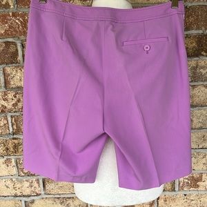 EP PRO Orchid Lavender Golf Shorts Flat Front Sz 8 Active Athletic Performance